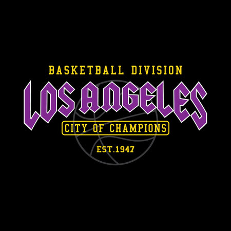 Los Angeles streetwear y2k slogan quote vintage style vector icon illustration background. Suitable for t-shirt, clothing, poster, banner, flyer, stickerのイラスト素材