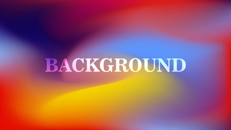 Bright abstract background. Vector illustration. Smooth neon gradient.のイラスト素材