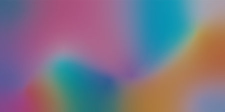Modern showing soft gradient blend of pink blue teal orange and purple hues keywords: abstract,...の写真素材