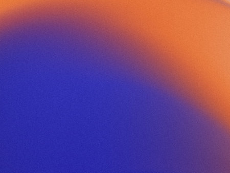 This image showcases a captivating gradient that transitions from a deep purple at the bottom to a vibrant blue at the top, creating a visually stunning effect.の写真素材