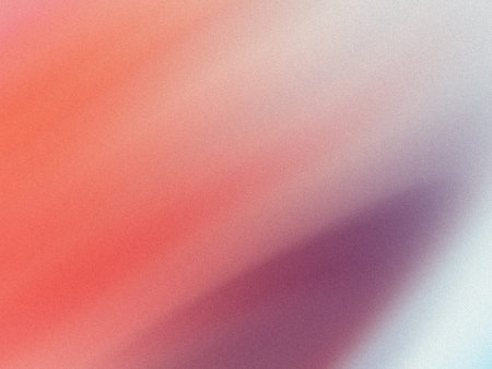 This image features a smooth gradient transitioning from a deep red hue to a soft pink, and finally...