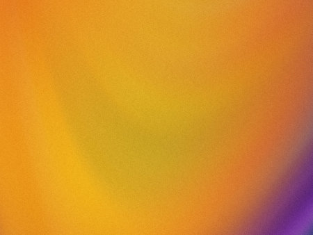 This image showcases a smooth gradient transitioning from warm orange tones at the top left to...