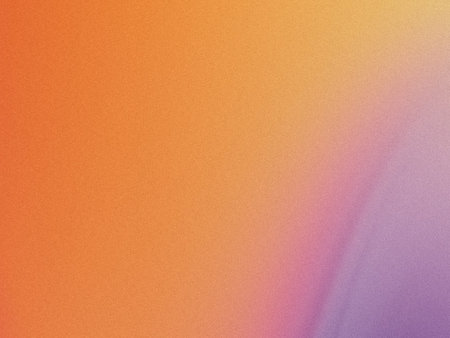 This image showcases a smooth gradient transitioning from warm orange tones on the left to cooler...