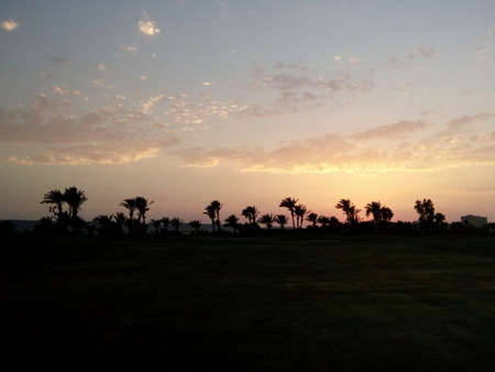 Sunset Sky View in Elgounaのeditorial素材