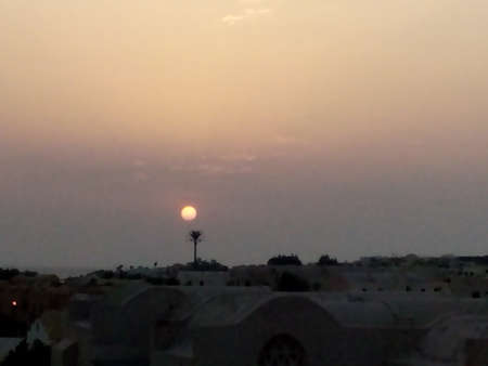 Sunrise at Elgounaのeditorial素材