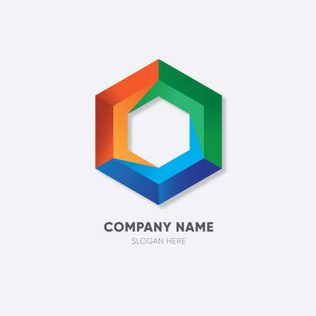 abstract logo geometric for your company businessのイラスト素材