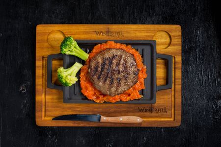 Grilled meat ballsの写真素材