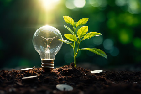 a lightbulb with a brain inside is a powerful symbol of human ingenuity and the potential for innovation. The lightbulb represents new ideas, while the brain represents the intellect and thought processes that generate those ideas.の素材