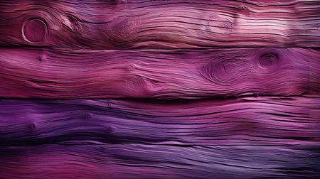 This close-up of a purple wooden surface reveals the natural patterns and weathered texture of the wood in stunning detail. The deep purple hue is both warm and invitingの素材