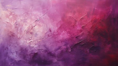 This colorful and textured painting of a purple and pink background features abstract shapes and swirls in a variety of vibrant hues. The painting is both visually stimulating and emotionally evocativeの素材