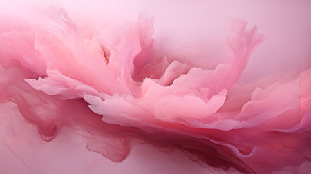A captivating image of waves crashing on a pink sand beach, their delicate foam and vibrant hue creating a mesmerizing display. The image evokes a sense of serenity and aweの素材