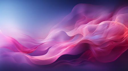 Mesmerizing close-up of pink and purple smoke on a blue background, its swirling forms and vibrant hues creating a captivating display of ethereal beauty and mystery.の素材