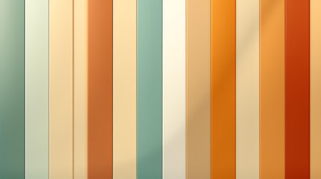 Abstract image featuring gradient stripes of varying warm tones; a visual representation of modern art and contemporary design aestheticsの素材