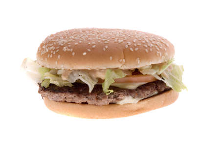 Burger Isolatedの写真素材