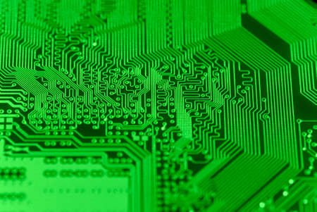 Computer mainboard background textureの写真素材