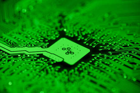 Computer mainboard background textureの写真素材