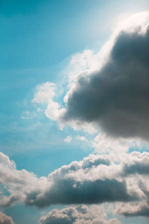 Clouds background textureの写真素材