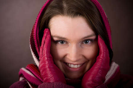 Portrait of a beautiful womanの写真素材