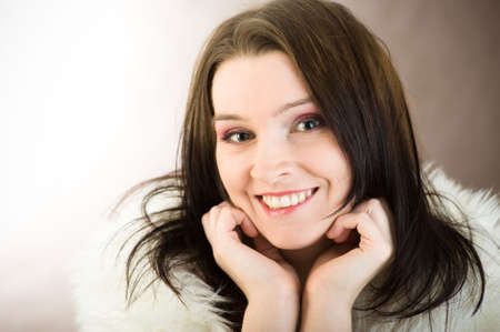 Portrait of a beautiful womanの写真素材