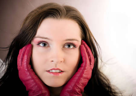 Portrait of a beautiful womanの写真素材