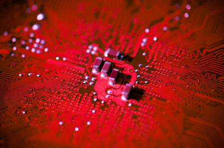 Electronic background textureの写真素材