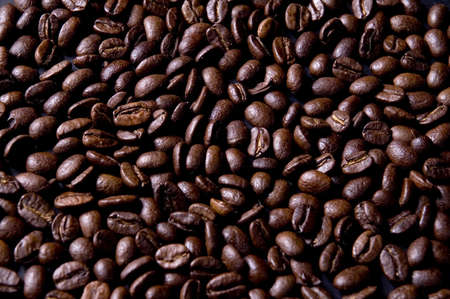 Coffee beans background texture