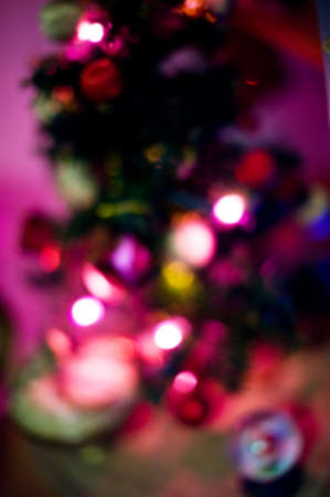 abstract background of holiday lightsの写真素材