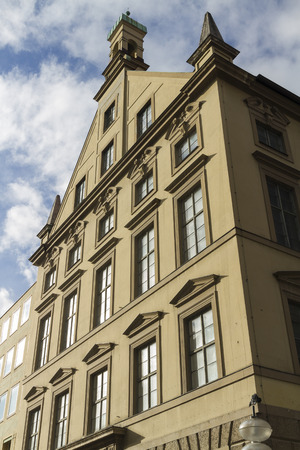 Old large frontage. Neuhauser Str, Munich, Bavaria, Germany, Europe.の写真素材