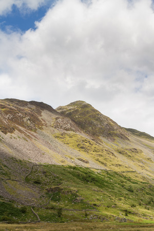 Mountain Cnicht in Croesor Valley, Snowdoniaの写真素材