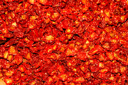 Texture Italian sun dried tomatoes.の写真素材