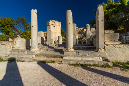 Roman Agora  in Athens, Greece.の写真素材