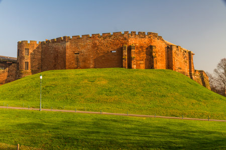 November light on Chester Castle, Cheshire, United Kingdomのeditorial素材