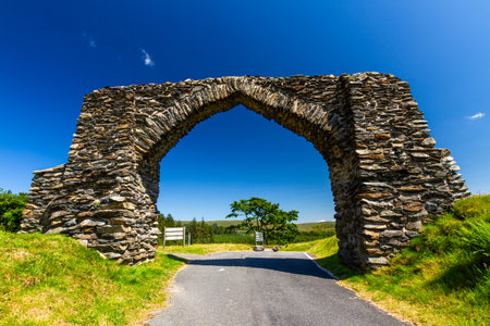 The Arch or Y Bwa a masonry arch once gateway to the Hafod Estate. Also a Dark Sky Discovery Site,...