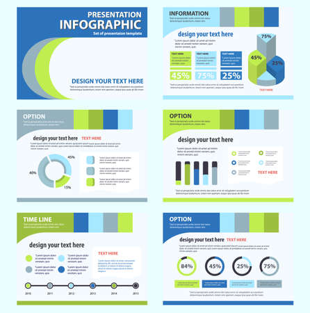 infographic Presentation Template Infographics Element, presentation Marketing and business, Modern flat Style Layout designのイラスト素材