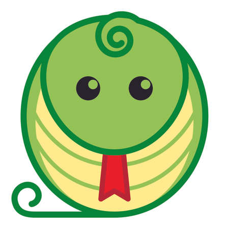 Animal Zodiac Snakeのイラスト素材