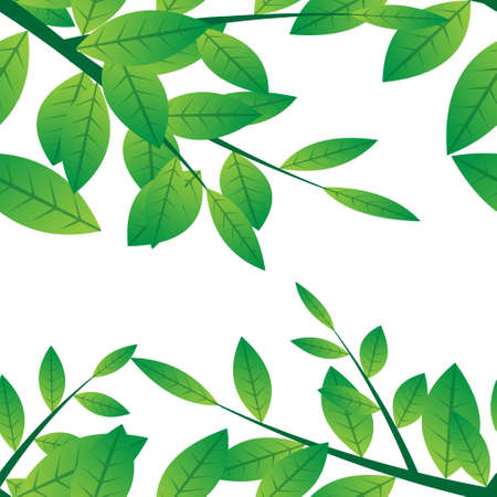 natural seamless pattern. green leaf vector design. for wallpaper, backdrop, banner and graphic design. unique and simple background template.のイラスト素材