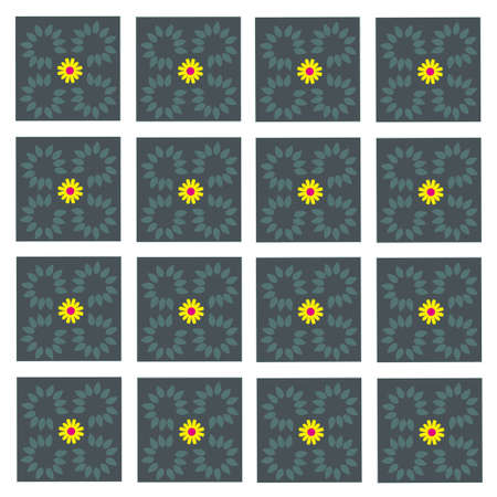 Batik pattern design with floral motif. Black texture. modern ornament pattern that can be applied...