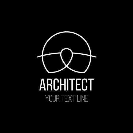 architect logo conceptのイラスト素材