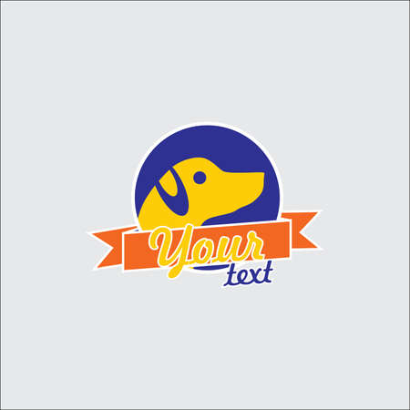 planet dog logo design, pet food logo designのイラスト素材