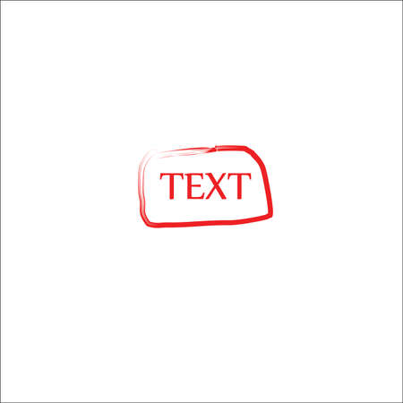 stamp logo designのイラスト素材