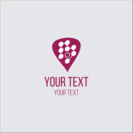 digital company logo design vector conceptのイラスト素材