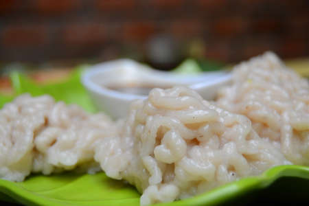 indonesian food (pempek keriting palembang)の写真素材
