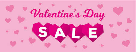valentine's day sale designのイラスト素材