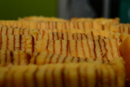 layer cake, indonesian food (kue lapis, makanan indonesia)の写真素材