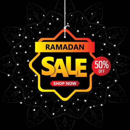 ramadan kareem sale banner vector, ramadan saleのイラスト素材