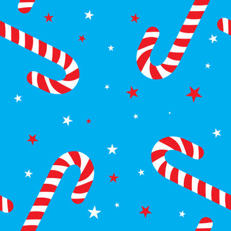 candy cane pattern design for christmas decoration, candy cane background design, christmas symbolのイラスト素材