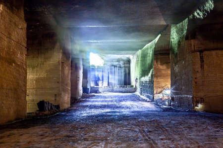 Oya Material Museum Hall of Underground Excavation Siteのeditorial素材