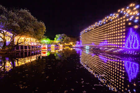 Ashikaga flower park illumination.のeditorial素材