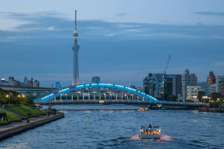 Eitai bridge, Tokyo sky tree