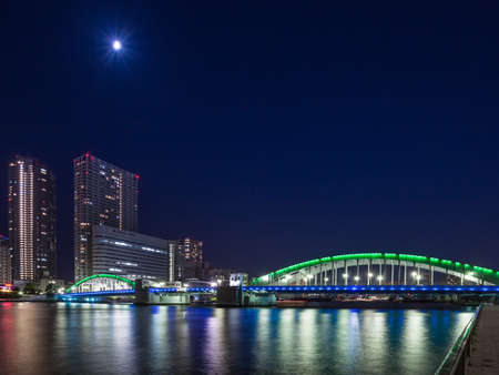 Kachidoki bridgeのeditorial素材